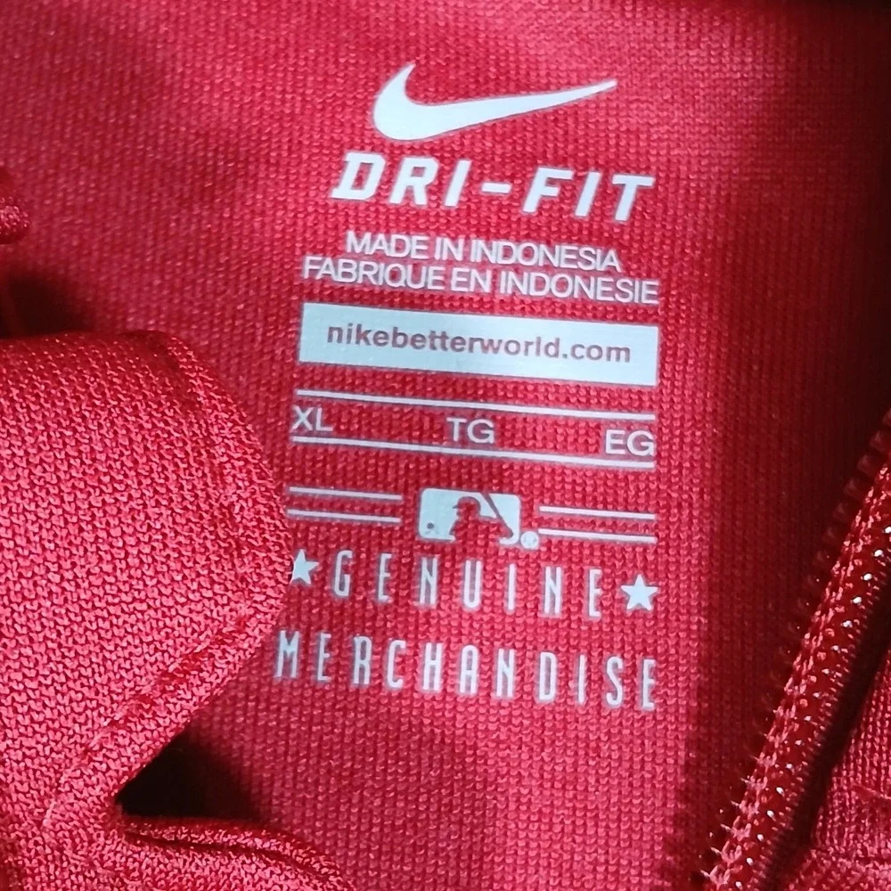 Nike MLB Arizona Diamondbacks Track Jacket Mens XL Crimson Red NEW